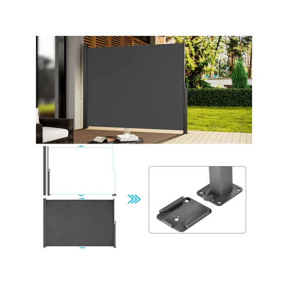 Terras Windscherm 300x160cm