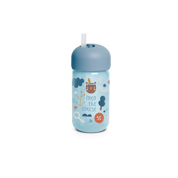 Suavinex Forest Beker Met Rietje Blauw