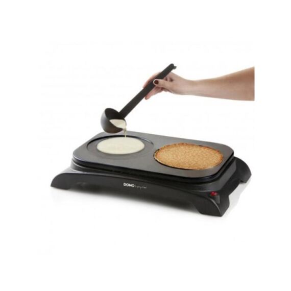 Domo Do8715P Dubbele Crêpe Maker, 1000W, Ilag Coating