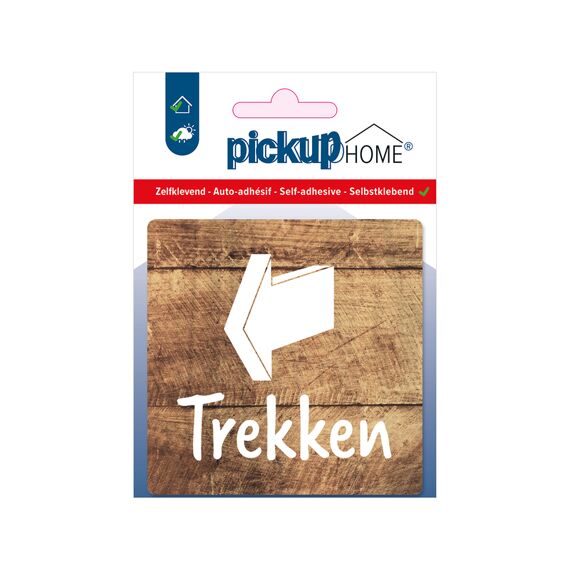 Route Acryl Trekken Hout 9 X 9 Cm