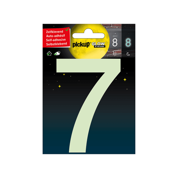 Glow In The Dark Huisnummer 7 10 Cm