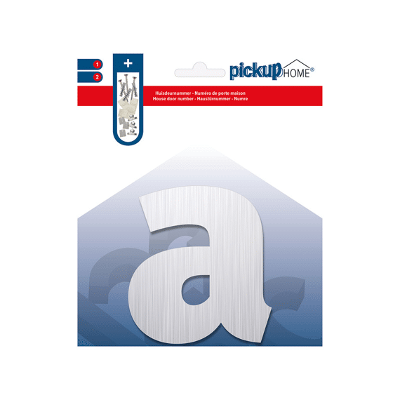 Brushed Alu Huisnummer A 14,5 Cm