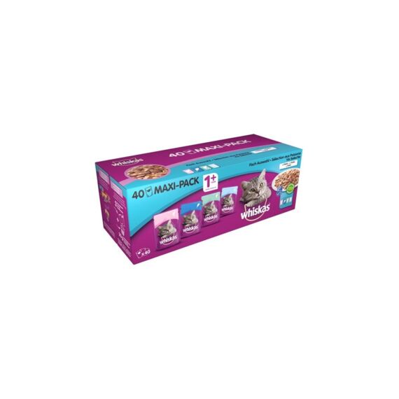 Whiskas Pouch Adult 1+ Vis 40X85Gr