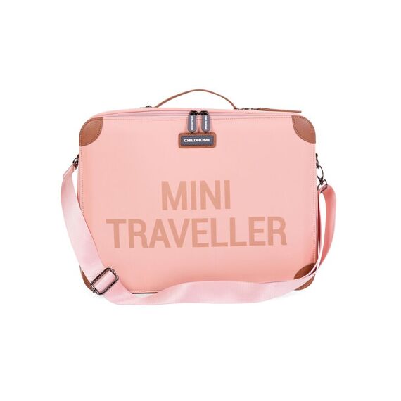 Childhome Mini Traveller Valiesje Roze/Koper