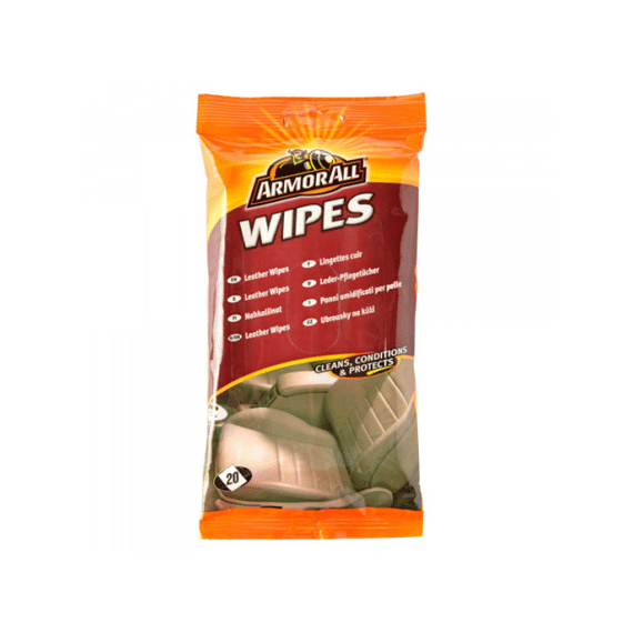 Armor All Bio Leather Wipes 20Pcs