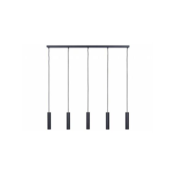 Lucide Tubule Hanglamp Led 5X7W 2700K Zwart
