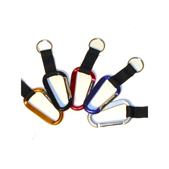 Metal Carabiner Sleutelhanger 13X4Cm Assortimenet Prijs Per Kleur