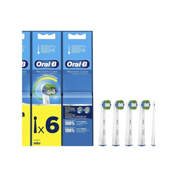Oral B Tandenborstel Elektrisch Opzetstukken Power Precisie Clean 6St