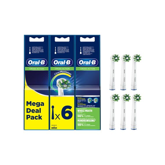 Oral B Tandenborstel Elektrisch Opzetstukken Power Cross Action 6St