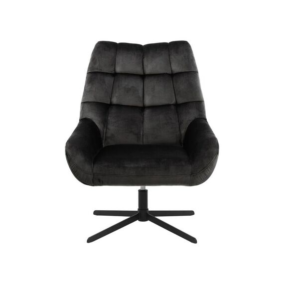 Paris Swivel Chair Grey/Brown-Black