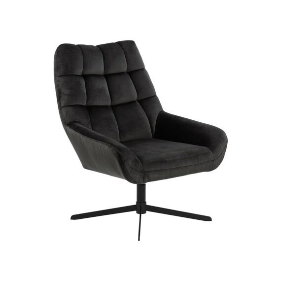 Paris Swivel Chair Grey/Brown-Black