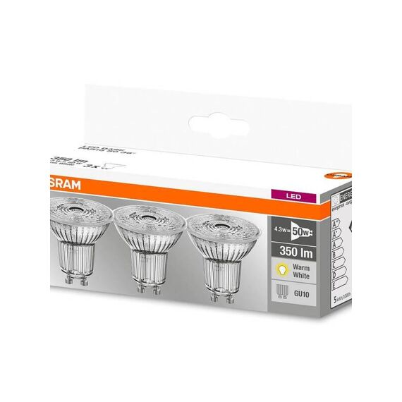 Osram Led Gu10 4.3W 350Lm Box 3St.