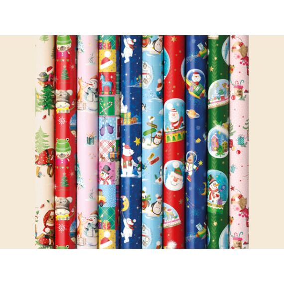 Kerstpapier Bambini 2Mx70Cm