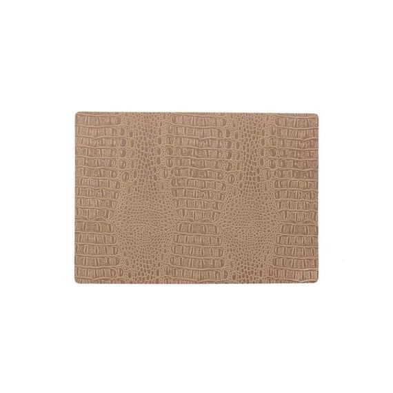 Placemat Polyline 30X43Cm Croco Beige