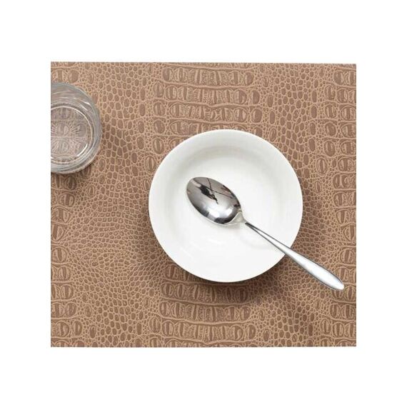 Placemat Polyline 30X43Cm Croco Beige