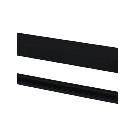 Schuifd. Rail Alu Zwart Mat 180 Cm R-40