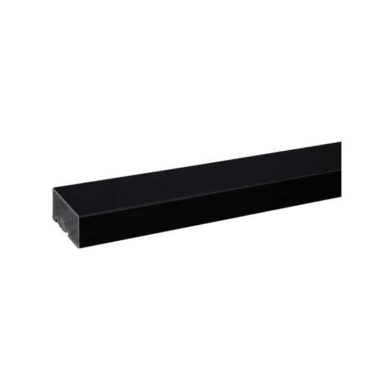 Trapleuning 50X25Mm Mat-Zwart 270Cm