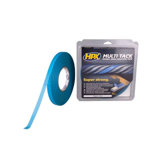 Hpx Dubbelzijdige Multi-Tack Tape 12Mm X 5M