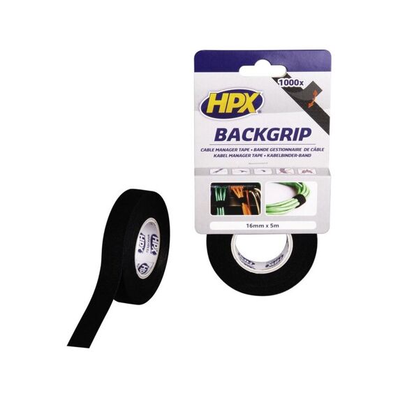 Hpx Back Grip - Zwart 16Mm X 5M