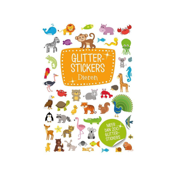 Glitterstickers Dieren