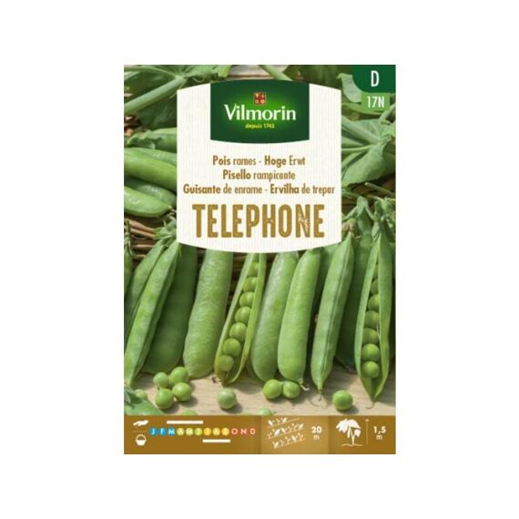 Vilmorin Hoge Erwt Téléphone 150G D