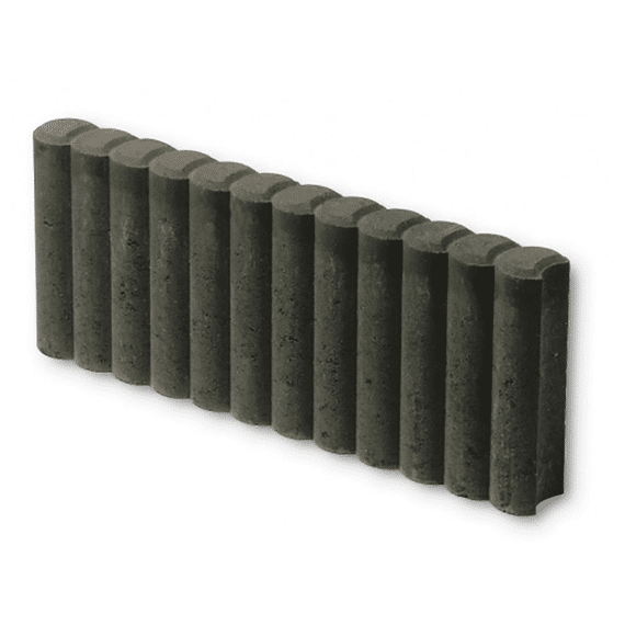 Palissade Boordsteen Zwart 50x20x6cm