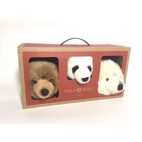 Wild & Soft Trophy Muurdecoratie Box Mini Beren