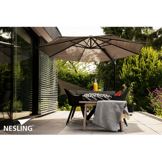 Platinum Coolfit Zweefparasol Plus 3X3M Antraciet