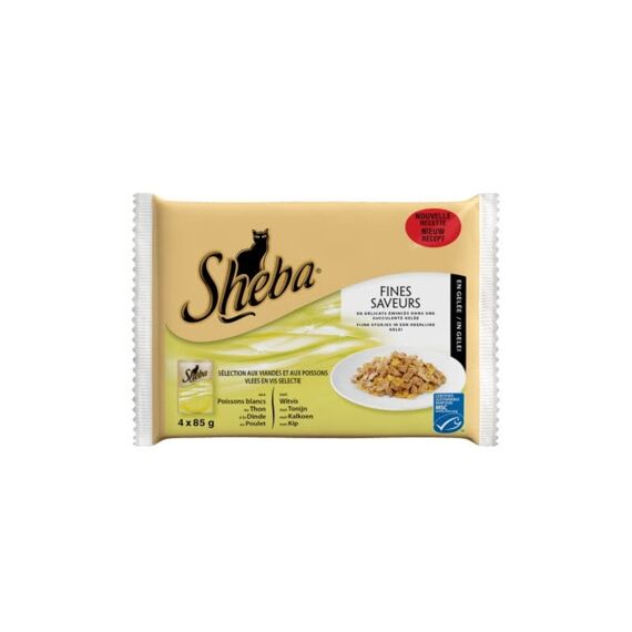 Sheba Pouch Delicatesse Chef 4X85Gr