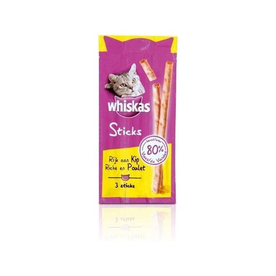 Whiskas Sticks Kip 18G