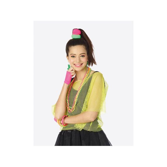 T-Shirt Visnet Neon Geel