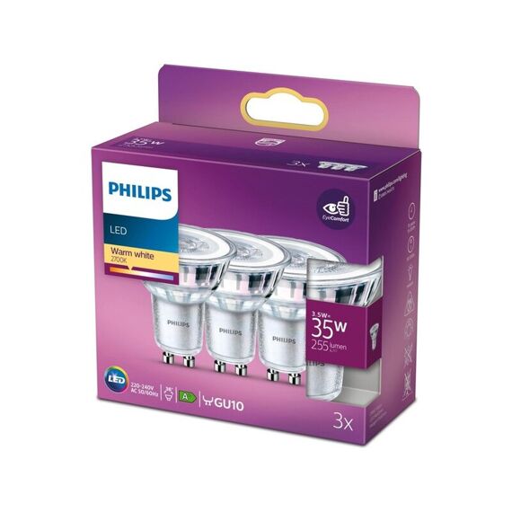 Philips Led Clas 35W Gu10 Ww 230V 36D 3Srt6