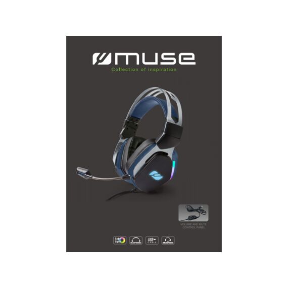 Muse M 230 Gh Gaming Headphone Met Led Licht