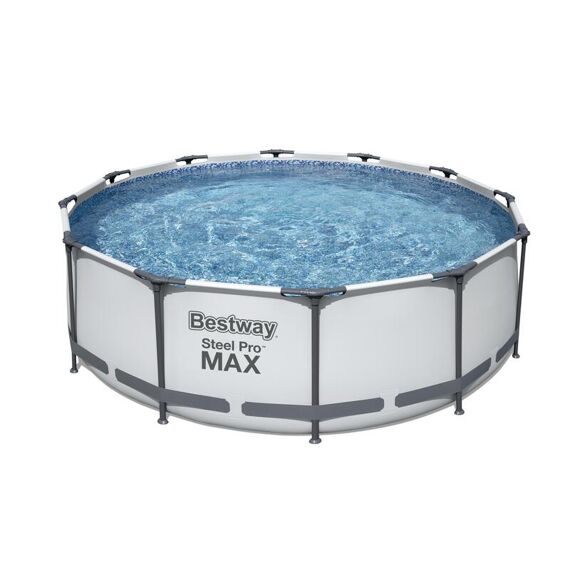 Bestway 56418 Zwembad Rond Frame Pool Steel Pro D3.66Mx1M + Filter