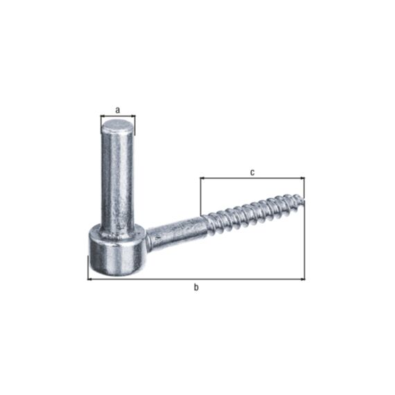 Inschroefduim Rvs 13/155