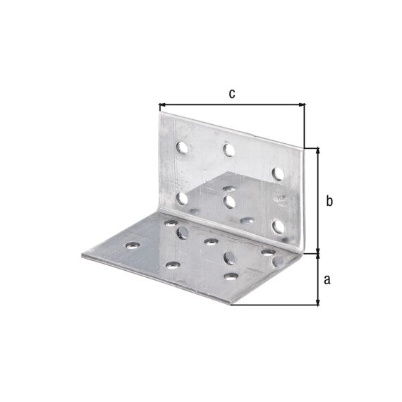 Hoekkoppelplaat,,Rvs,40X40X60