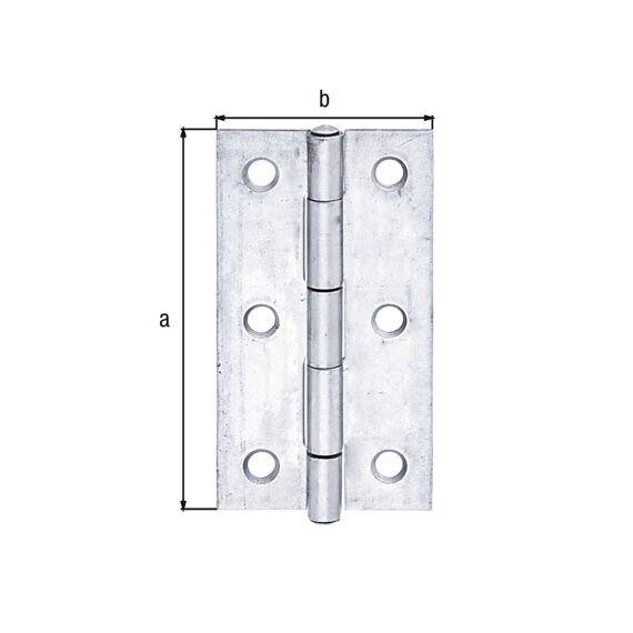 Scharnier,Rvs,60X34X1,50