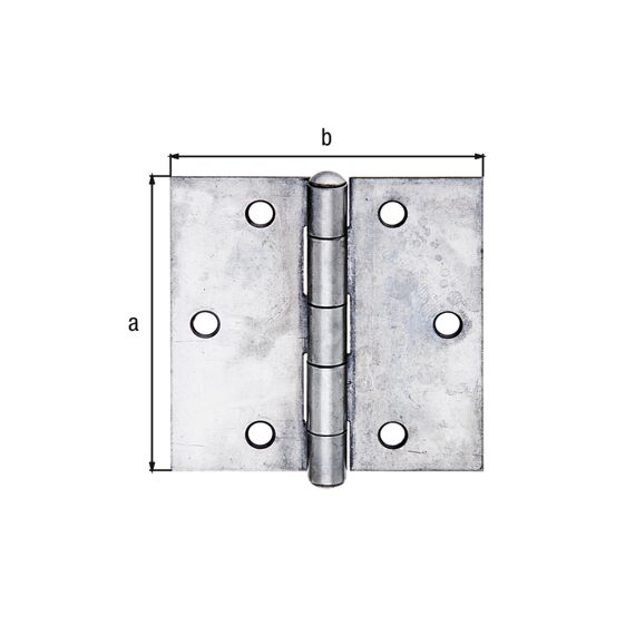 Scharnier,Rvs,60X60X1,5