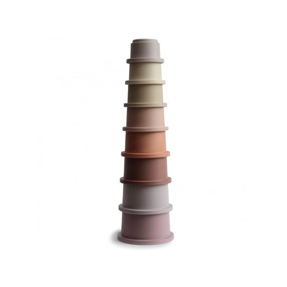 Mushie Stacking Cups Pastel