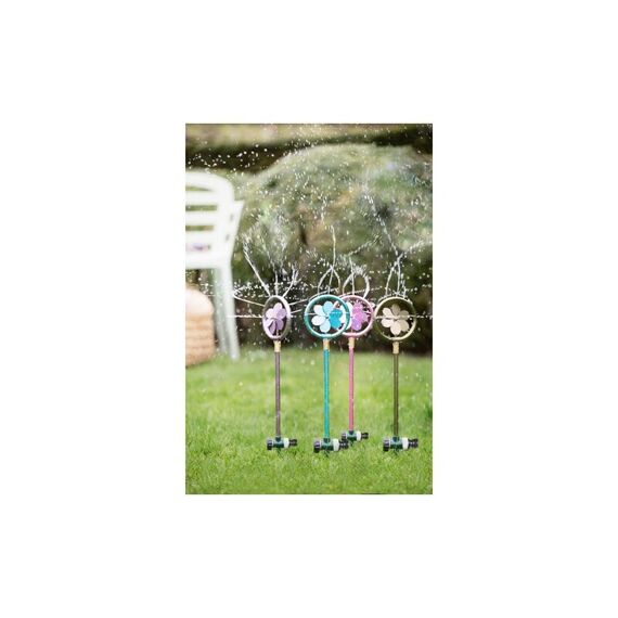 Sprinkler Flower Shaped Aluminium Outdoor Dia11cm-H42cm Assortiment - prijs per stuk