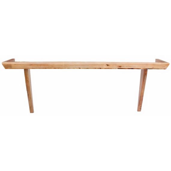 Wandschap Chantal L Naturel Hout 117X20X45Cm