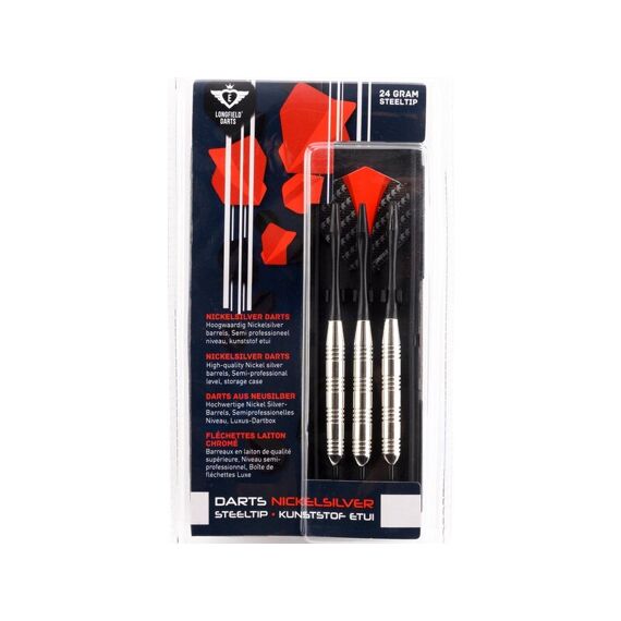 Longfield Nickel Silver Darts Op Blister - 24 Gram