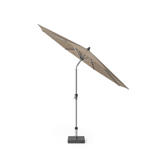Platinum Riva Parasol Alu 3M Rond Anthracite/Taupe