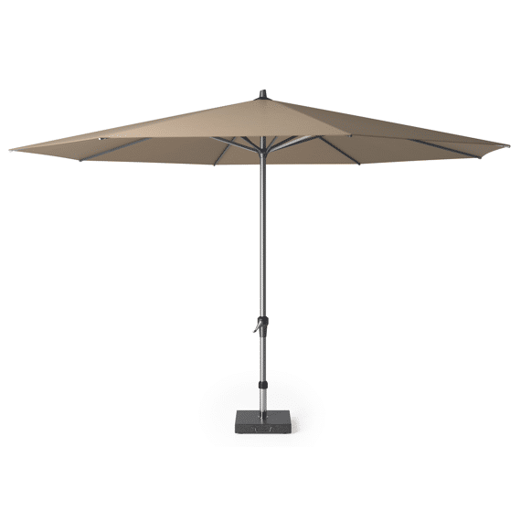 Platinum Riva Parasol Alu 4M Rond Anthracite/Taupe