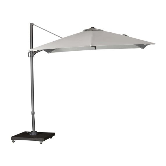 Platinum Lugano Zweefparasol 2.5X2.5M Anthracite/Light Grey