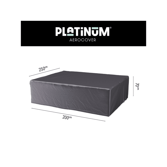 Platinum Aerocover Lounge Set Hoes 250X200Xh70Cm