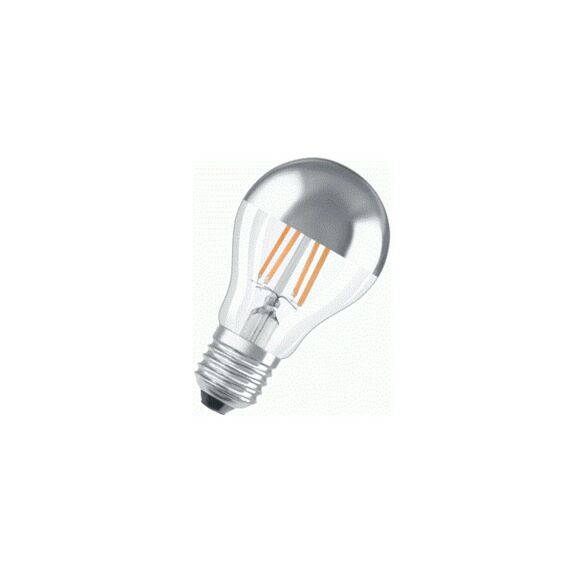 Osram Led St Cl A Fil Mirror Silver 50 6,5W/827 E27