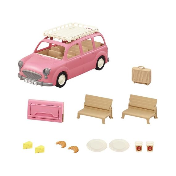 Sylvanian Families Familie Picknick Auto