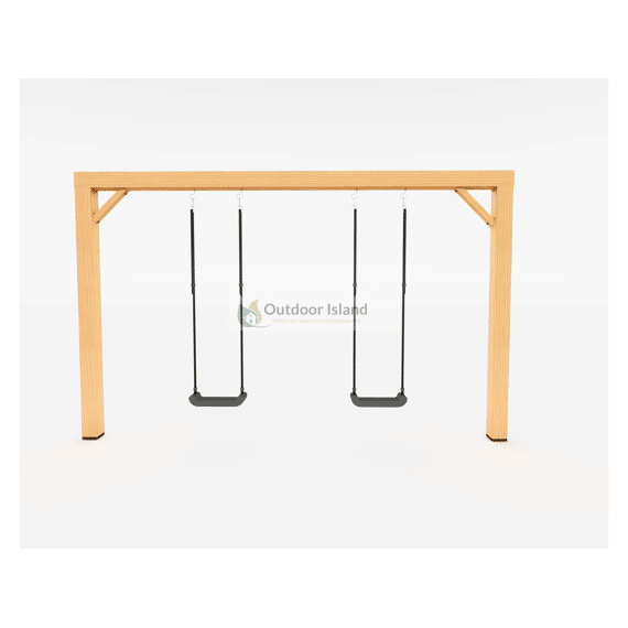 Excellent Schommel Tarzan 400cm Onbehandeld 6 Schommelhaken