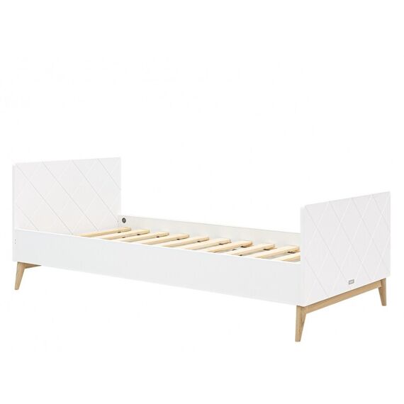 Bopita Paris Bed 90X200Cm Wit/Eiken